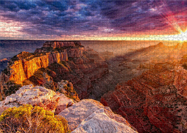 Rebo puzzel 1000 stukjes Grand Canyon