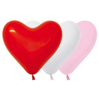 Sempertex Hart ballonnen - Helium kwaliteit! 30 centimeter