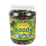 Strijkkralen Hama 9.000 stuks glitter in pot