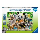Ravensburger Wildlife selfie dierenpuzzel 300 stukjes XXL Ravensburger Wildlife selfie dierenpuzzel 300 stukjes XXL