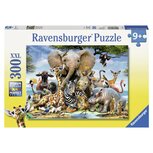 Ravensburger Afrikaanse vrienden dierenpuzzel 300 stukjes XXL Ravensburger Afrikaanse vrienden dierenpuzzel 300 stukjes XXL
