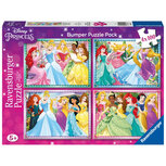Puzzel Ravensburger Disney Princess 4 in 1 100 stukjes