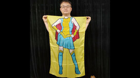JL Magic Character silk Supergirl 35x45