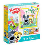 Woezel en Pip puzzels 4-in-1