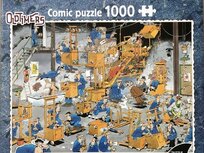 Jan van Haasteren Oldtimer puzzel Pakketstress 1000 stukjes