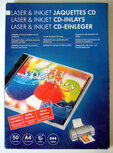 Etiketten A4 voor laser en inkjet printers CD-inlays