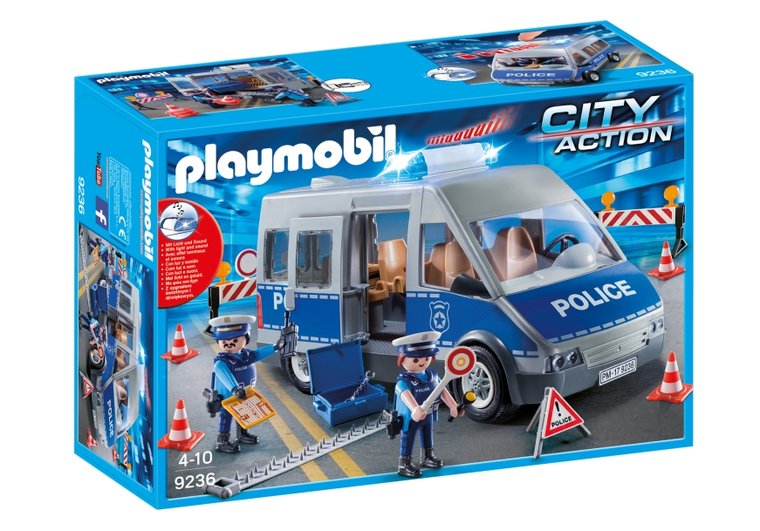 Knorrig fluit Contour Playmobil Politie met wegversperring - opkoopjes.nl